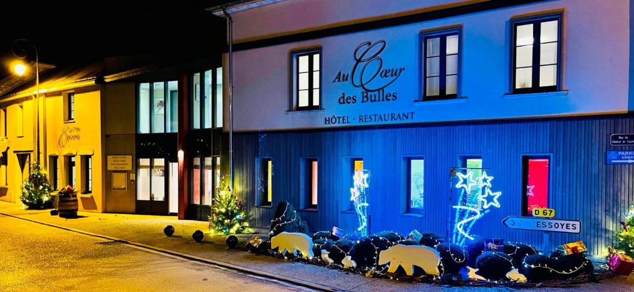 Au Coeur Des Bulles Hotel Loches-sur-Ource Buitenkant foto