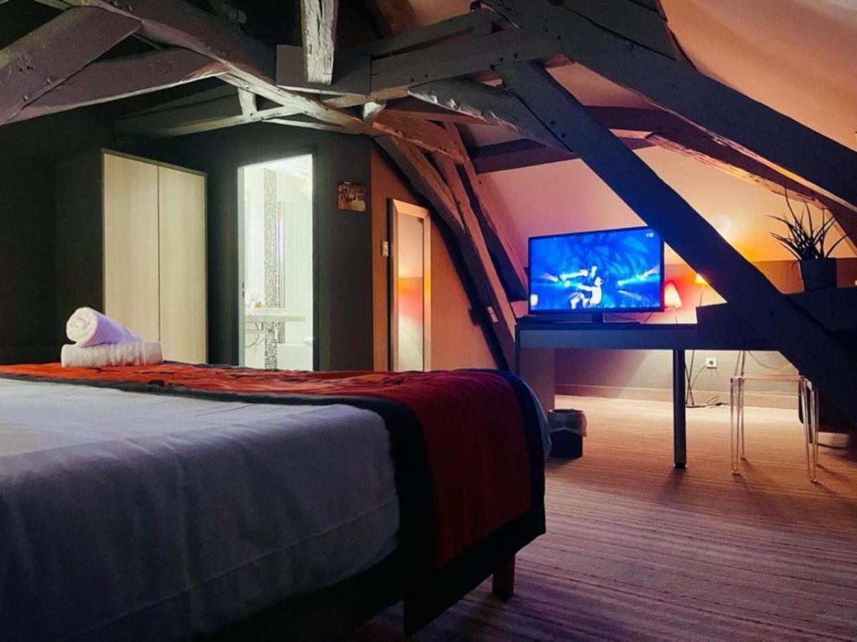 Au Coeur Des Bulles Hotel Loches-sur-Ource Buitenkant foto
