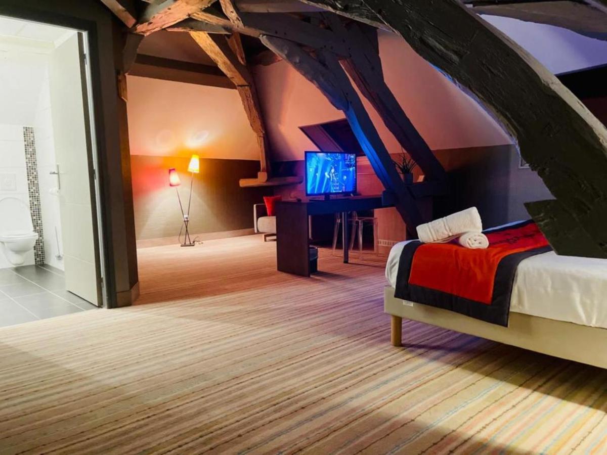 Au Coeur Des Bulles Hotel Loches-sur-Ource Buitenkant foto